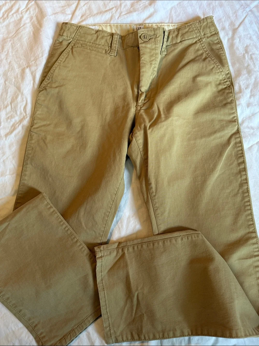 Boys School Uniform Flat Front Khakis! Gap size 18 Slim